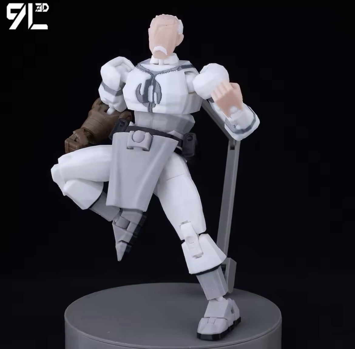 3D Printed Invincible Superhero Conquest Action Figure