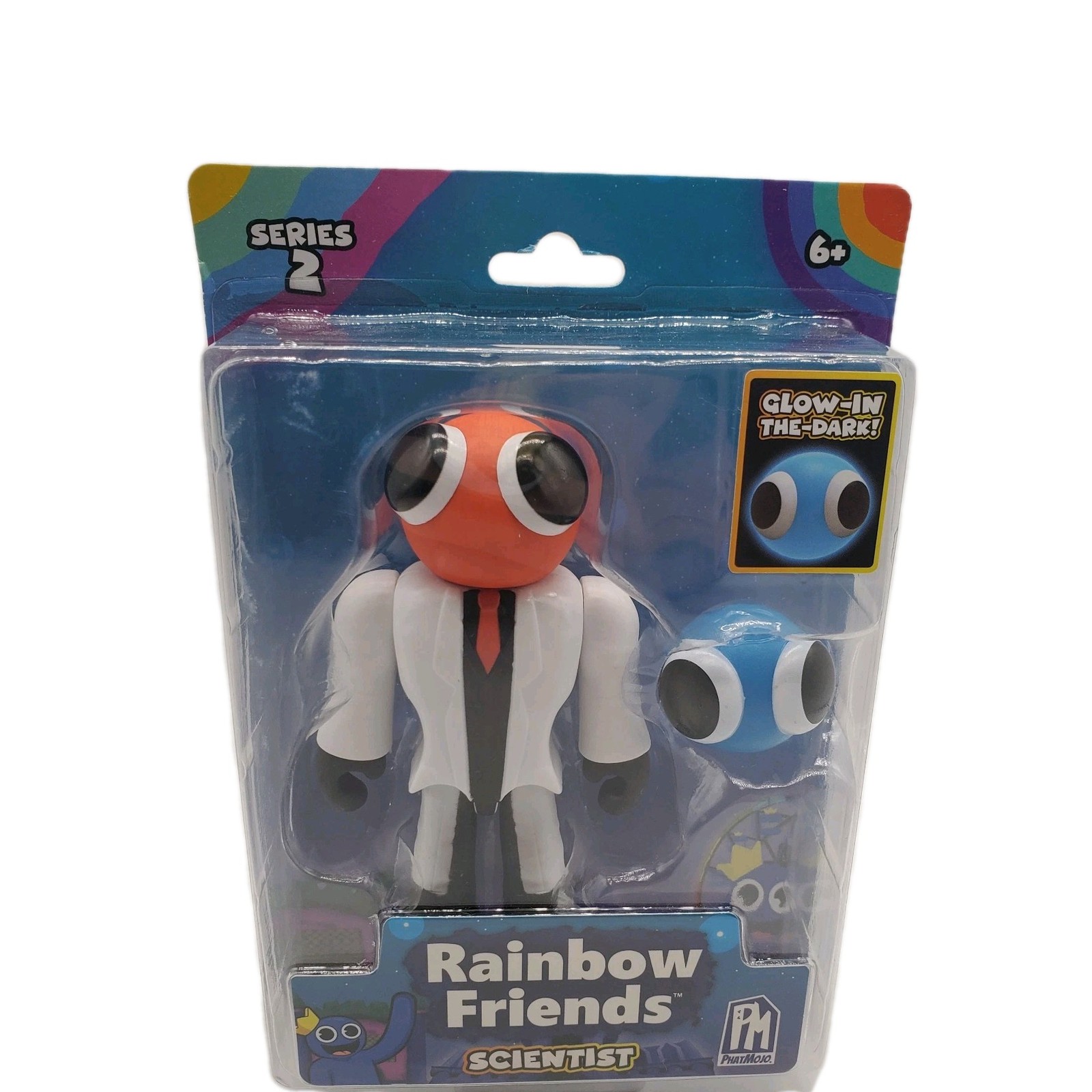 Rainbow Friends Scientist Figure Series 2 Glow In The Dark Collectible Toy – New