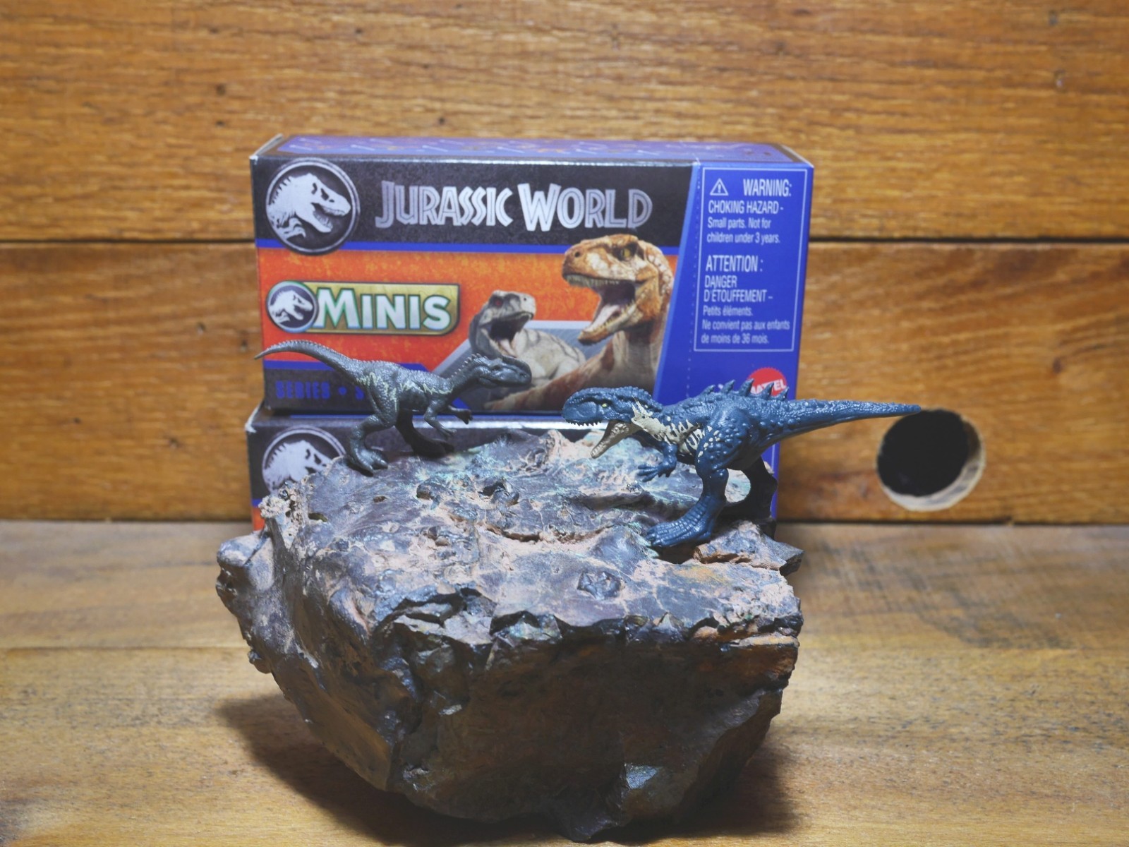 NEW! Unopened Jurassic World Mini Mapusaurus + Monolophosaurus (2 dinos)