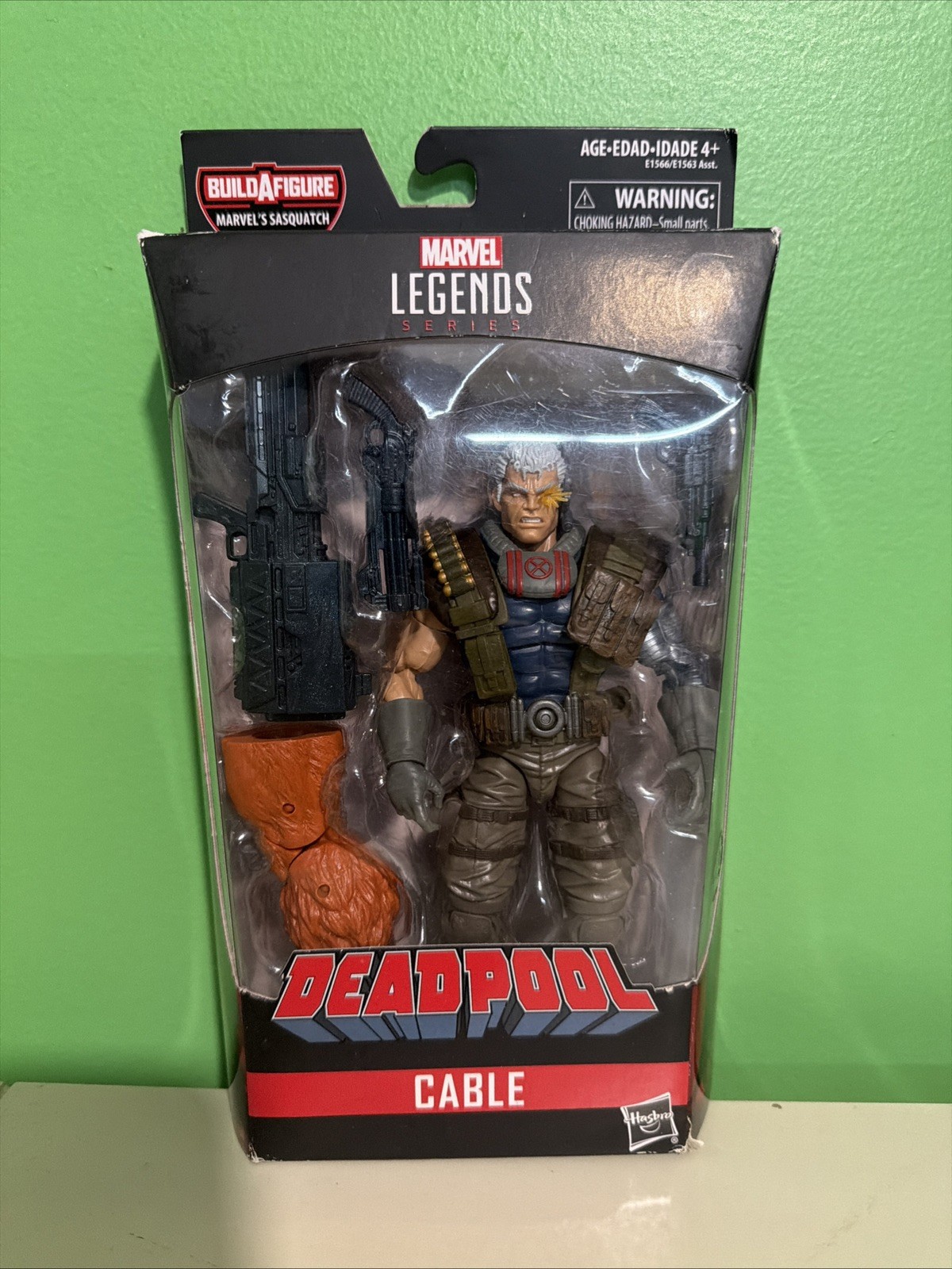 Hasbro (E1566) – Marvel, Deadpool – Cable Action Figure 6″