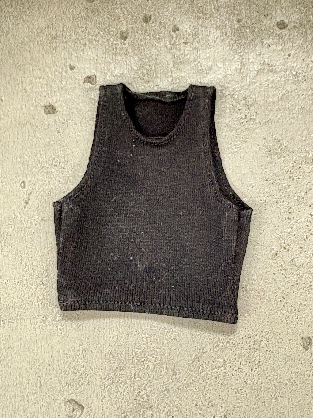 MO-WE-TBTK-BK: Black tank top for Muff Toys 7″ Adam Muscle Body