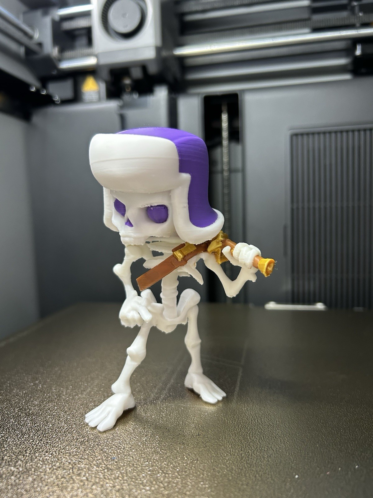 Evolution Skeleton Clash Royale – 4.5 in 3D Printed Videogame Figurine *FRAGILE*
