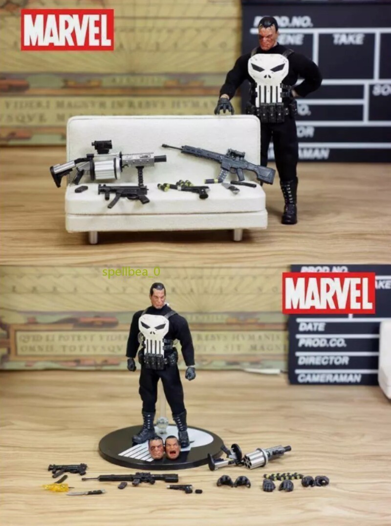 1:12 Punisher Special Ops Edition Cloth 6″ Action Figure Box Set Collection Gift