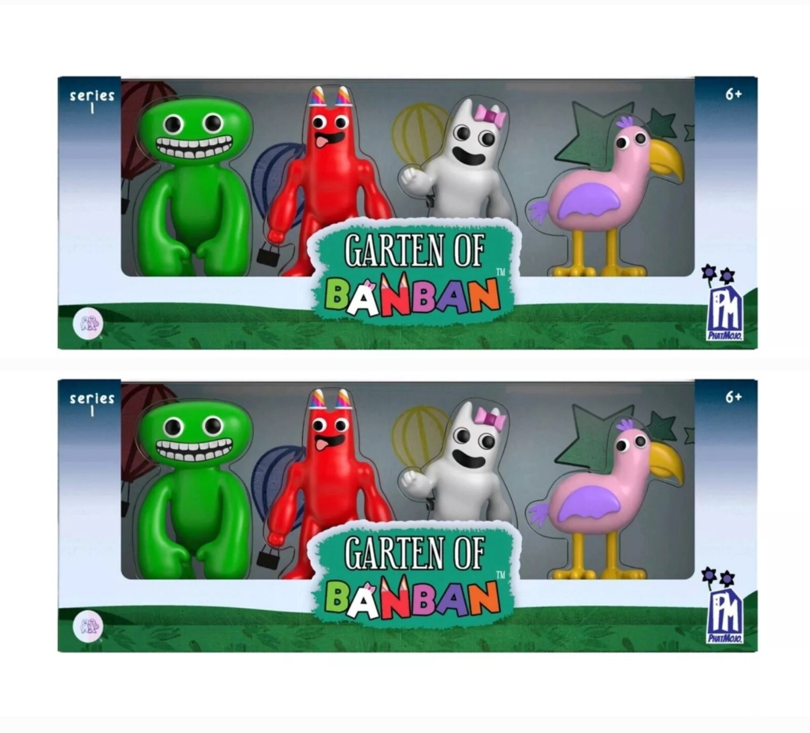 Garten of BanBan 2-Pack Collectable Mini Set: Josh, Oplia, BanBan, Banbaleena 🆕