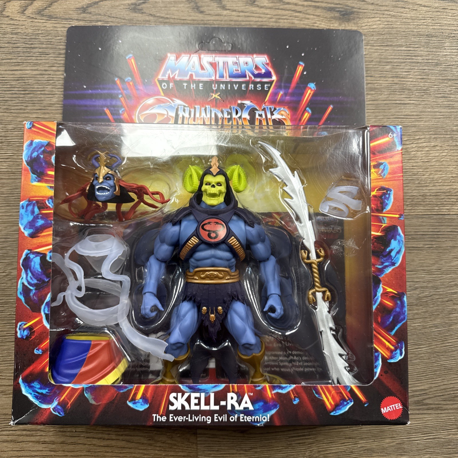 Mattel Masters Of The Universe X Thundercats Skell-Ra Mumm-ra Skeletor MOTU New
