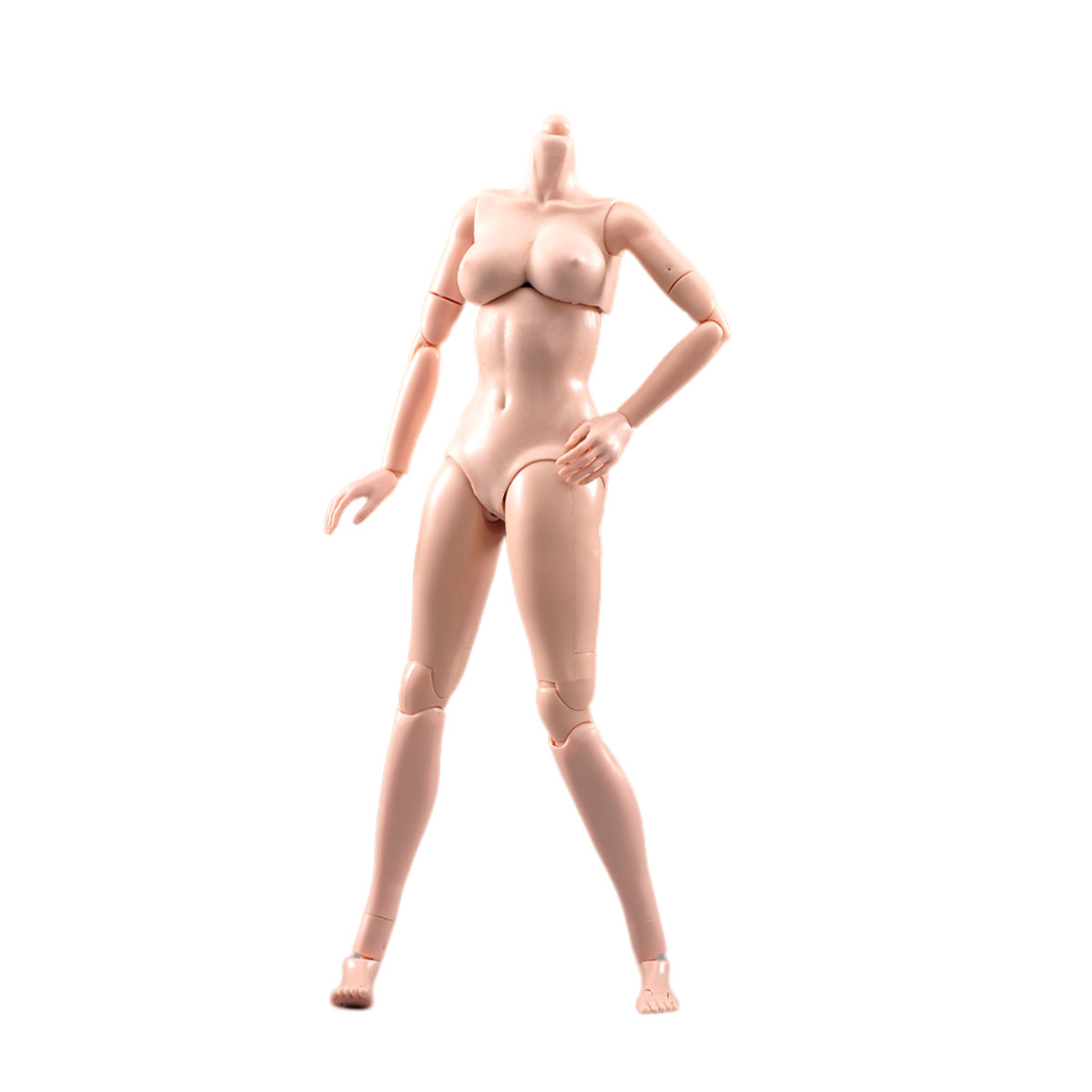 USA 1/6 Female Pale Suntan Large Chest Flexible Body 12inch Action Figure Model