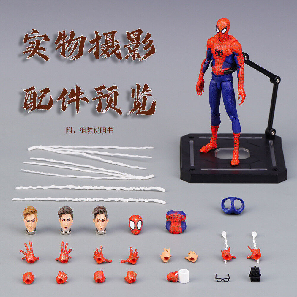 Spider-Man: Into the Spider-Verse Action Figure Toys Peter B. Parker Miles Model