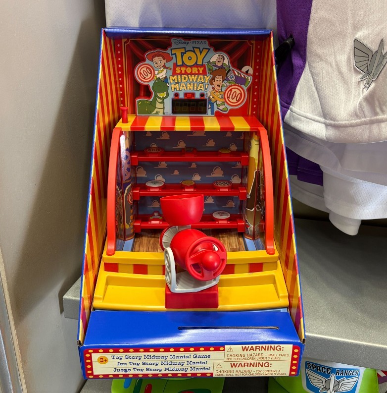 NEW 2026 – Toy Story Midway Mania Ride Game Play Sounds Light Up Woody Buzz Rex