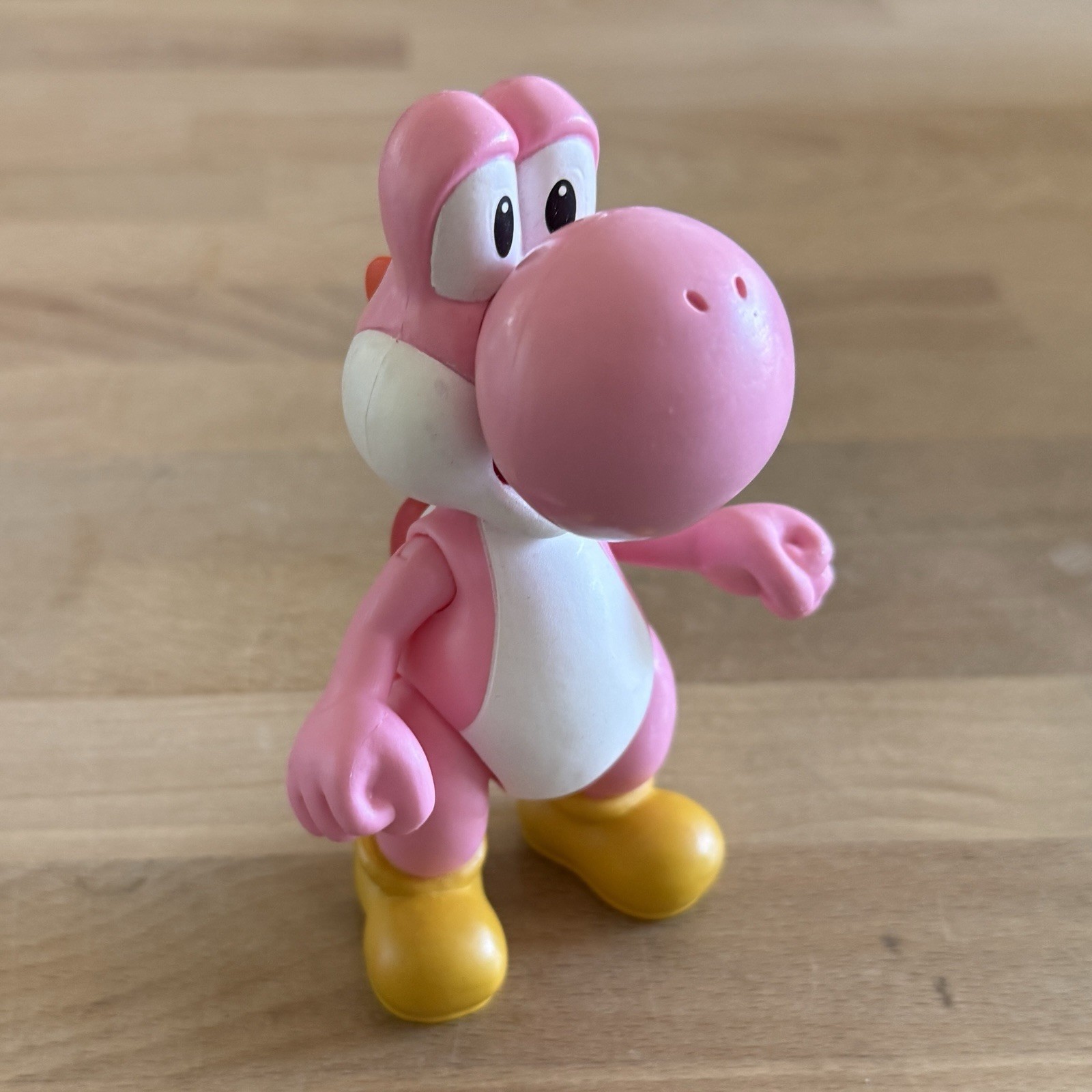 Jakks World of Nintendo Super Mario Pink Yoshi 4.5” Figure 2015 Rare
