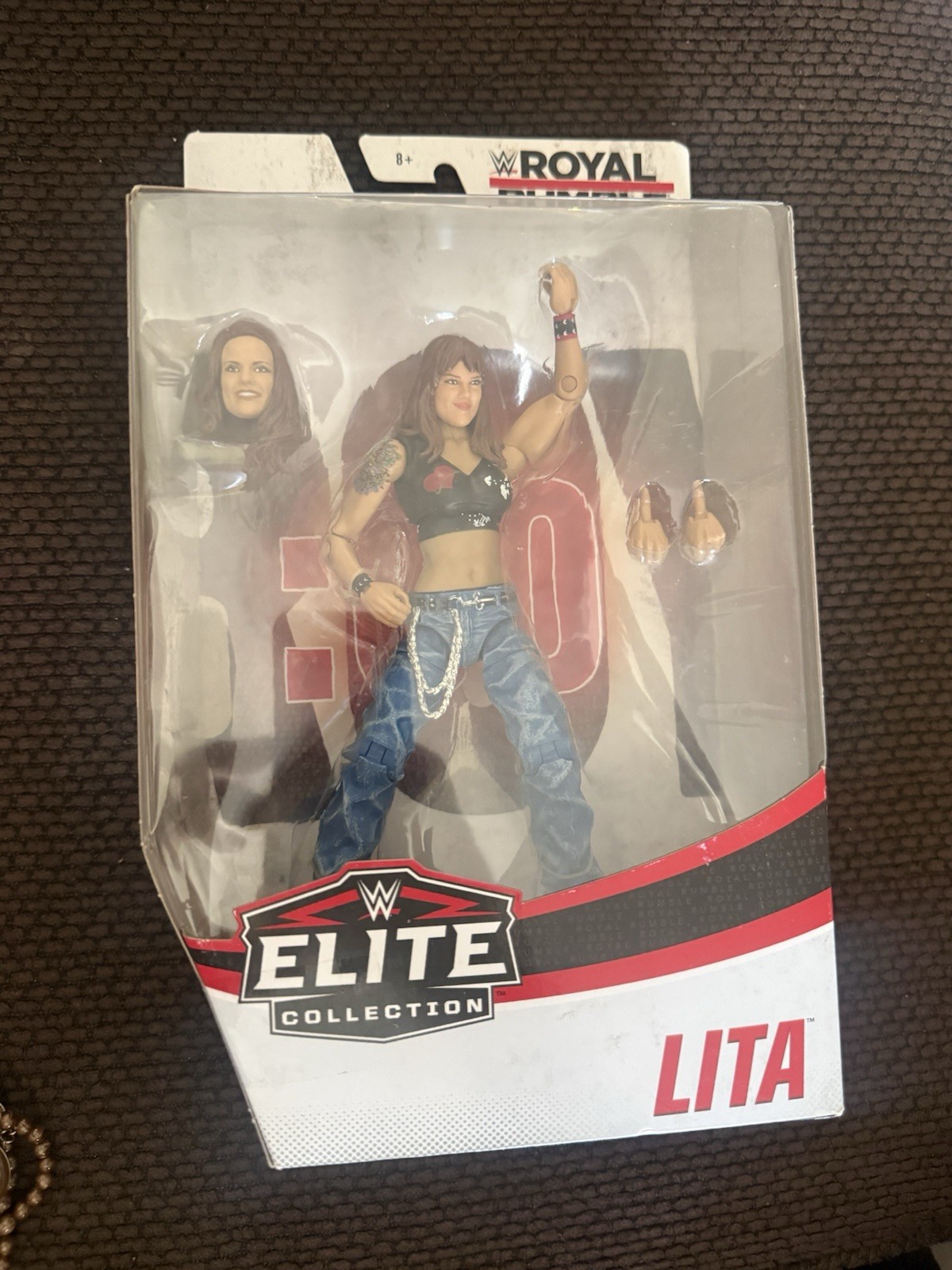 WWE ELite Lita Royal Rumble Wrestling Figure Target Exclusive 2006 Flashback