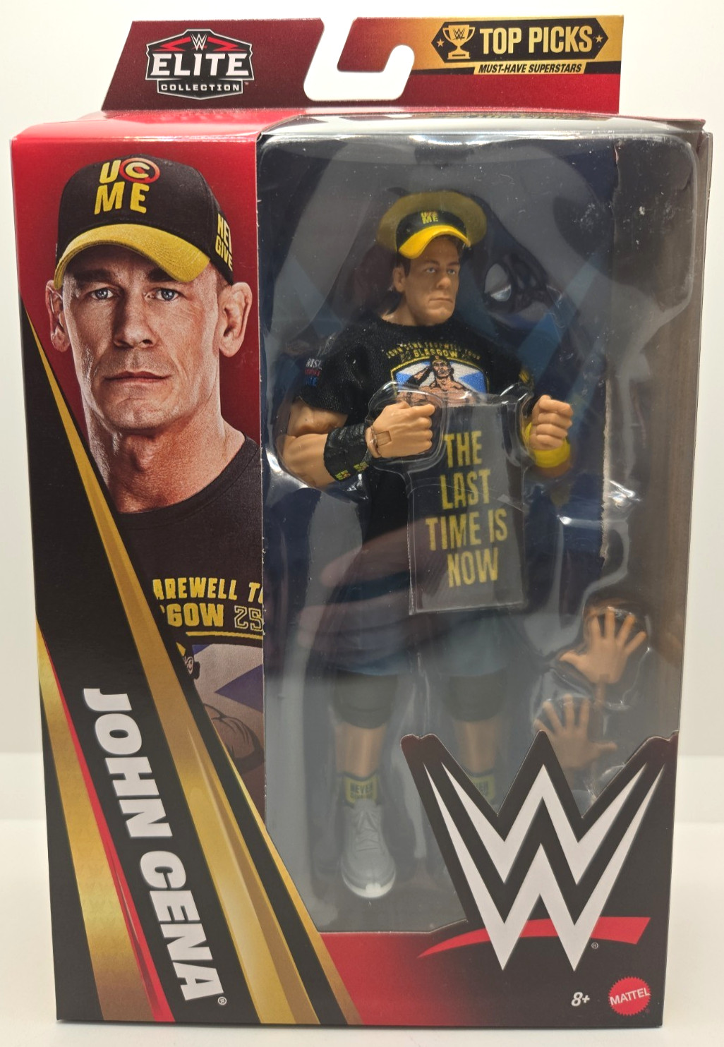 WWE Elite Top Picks 2026 John Cena 6″ Figure The Last Time is Now Shirt Figure