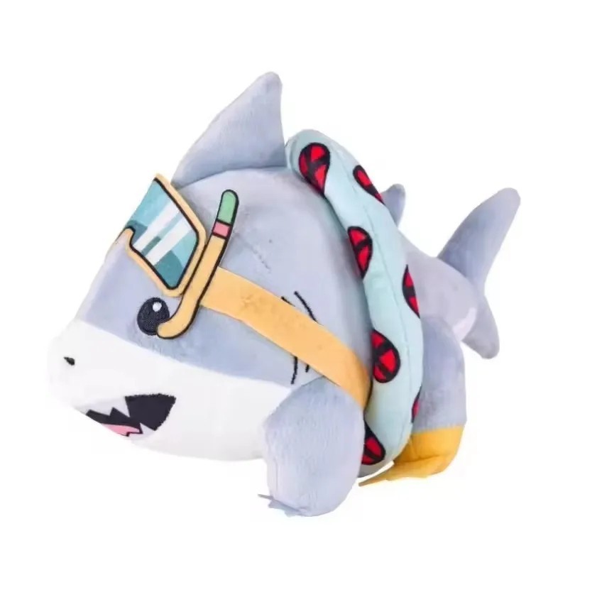 Jeff The Land Shark Plush Cartoon Anime Cute Dolls Soft Stuffed Toy Special Gift