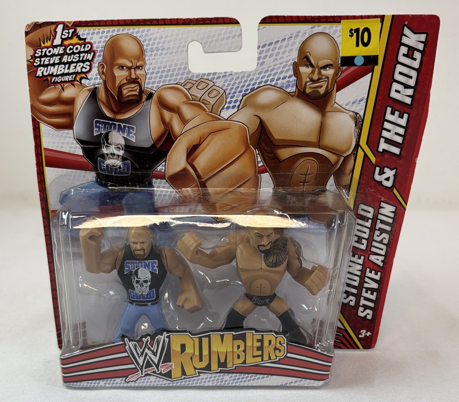 2013 WWE Rumblers STONE COLD STEVE AUSTIN & THE ROCK