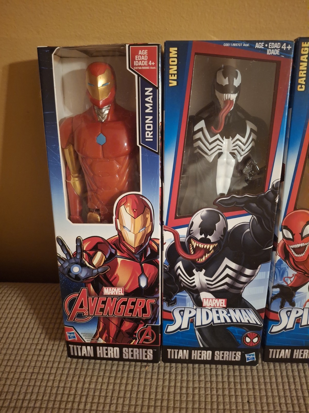 NEW Marvel Avengers 5 Titan Hero Series Lot – Carnage Venom Etc. All New Sealed