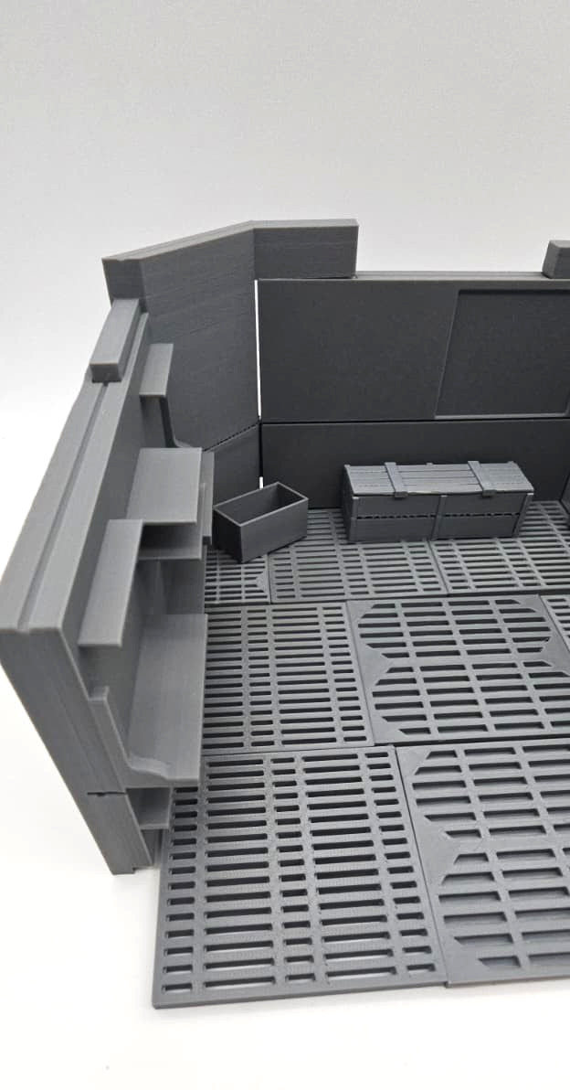 Control Center Command Room 3.75″ Figure Playset Collapsible 1:18 Diorama
