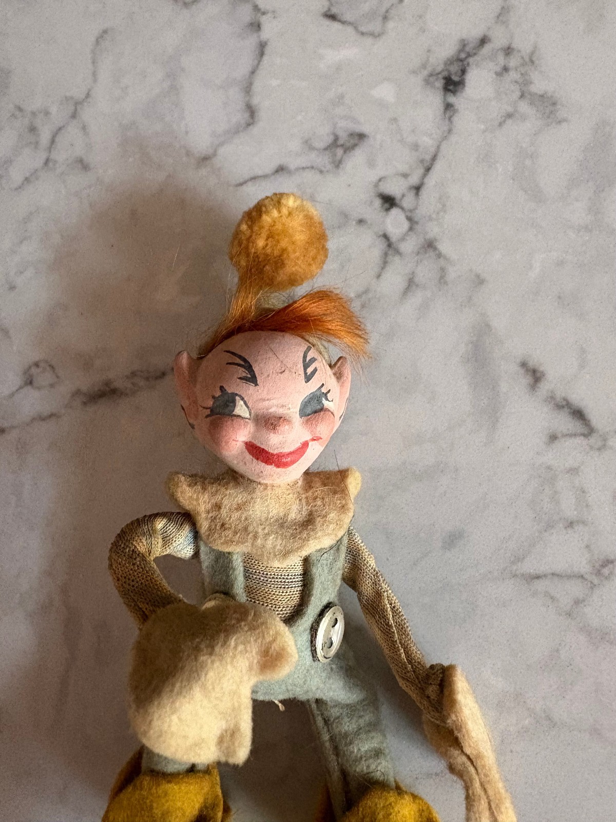 Vintage Christmas Rare “Jump Jump” of Holiday House Elf – 1940’s