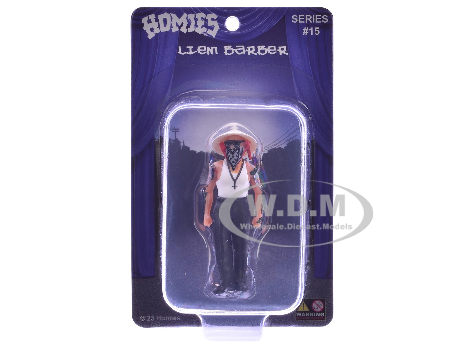 LIEM BARBER 1.75″ FIGURE “SPECIAL RELEASE” #11 SERIES 15 HOMIES HOM15-11LBARBER