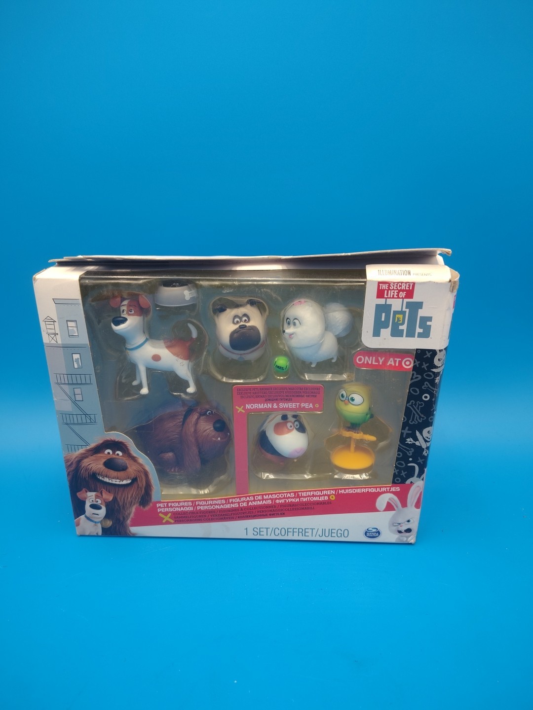 The Secret Life of Pets Action Figure Set Cute Puppy Creative Collectible