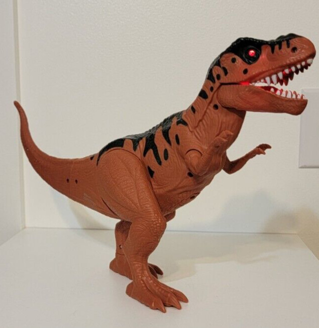 T Rex Toy Dinosaur 15″ Growling Mouth and Eyes Light Up WM-H 20210315