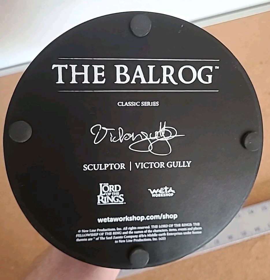 Lord Of The Rings The Balrog Classic Series 32 Cm 1/6 Weta Workshop Small Chip