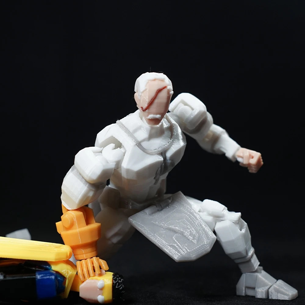 3D Printed Invincible Toys Action Figures Anime Model Lucky Dummy 13 Superheroes