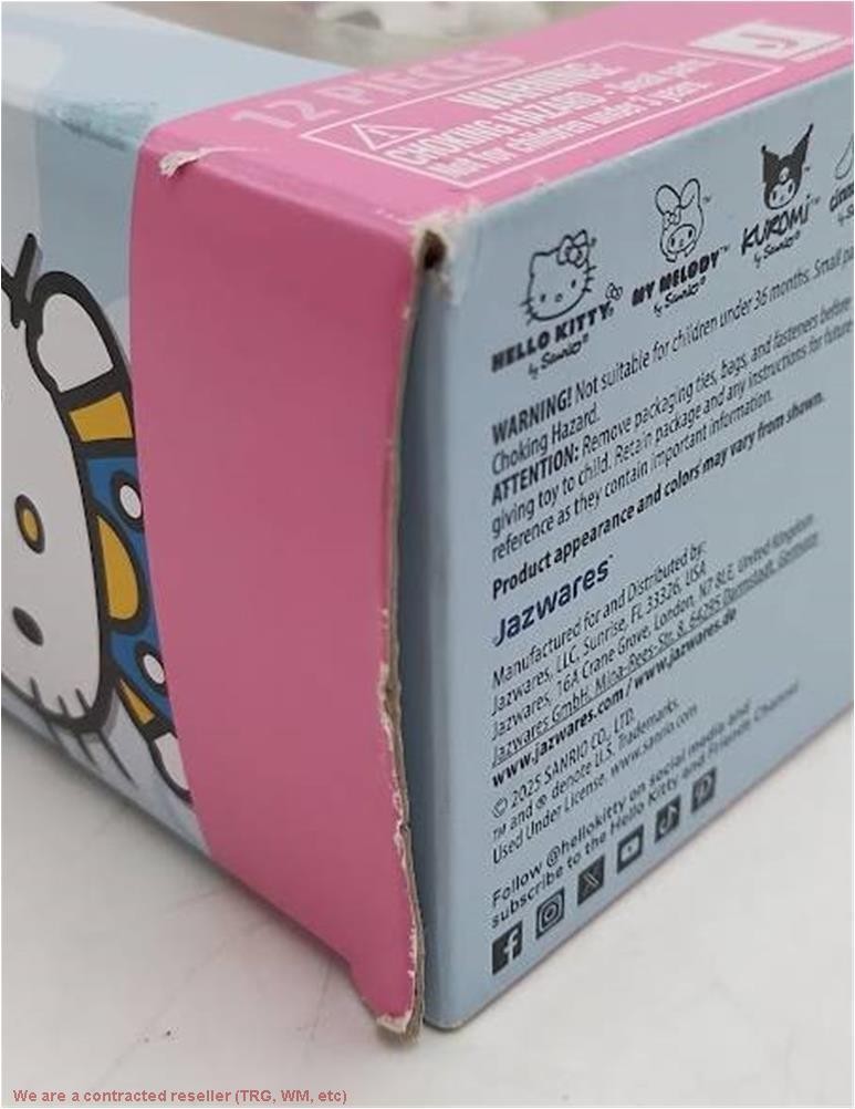 Hello Kitty 6″ Retro Rainbow Mini Figure: 6 Plastic Figures Set SEE DETAILS