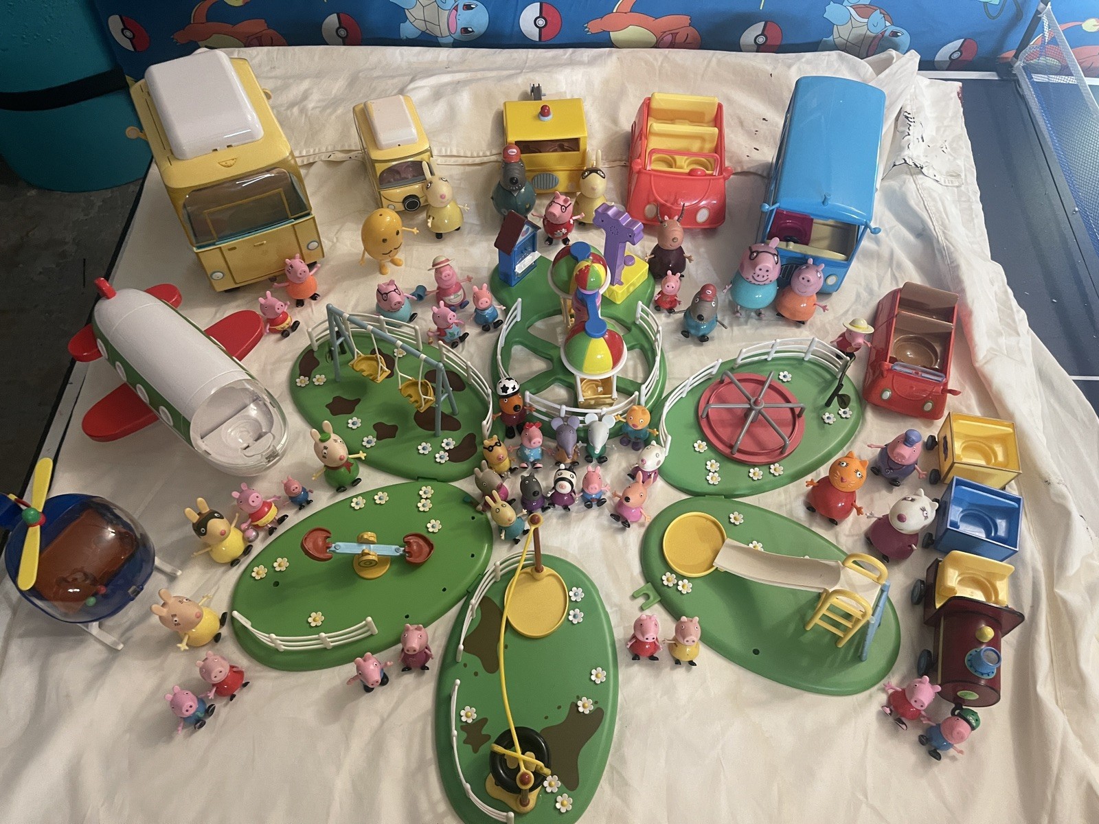 PEPPA PIG LOT: Rare Figures / All Vintage from Europe / Playground & Vehicles