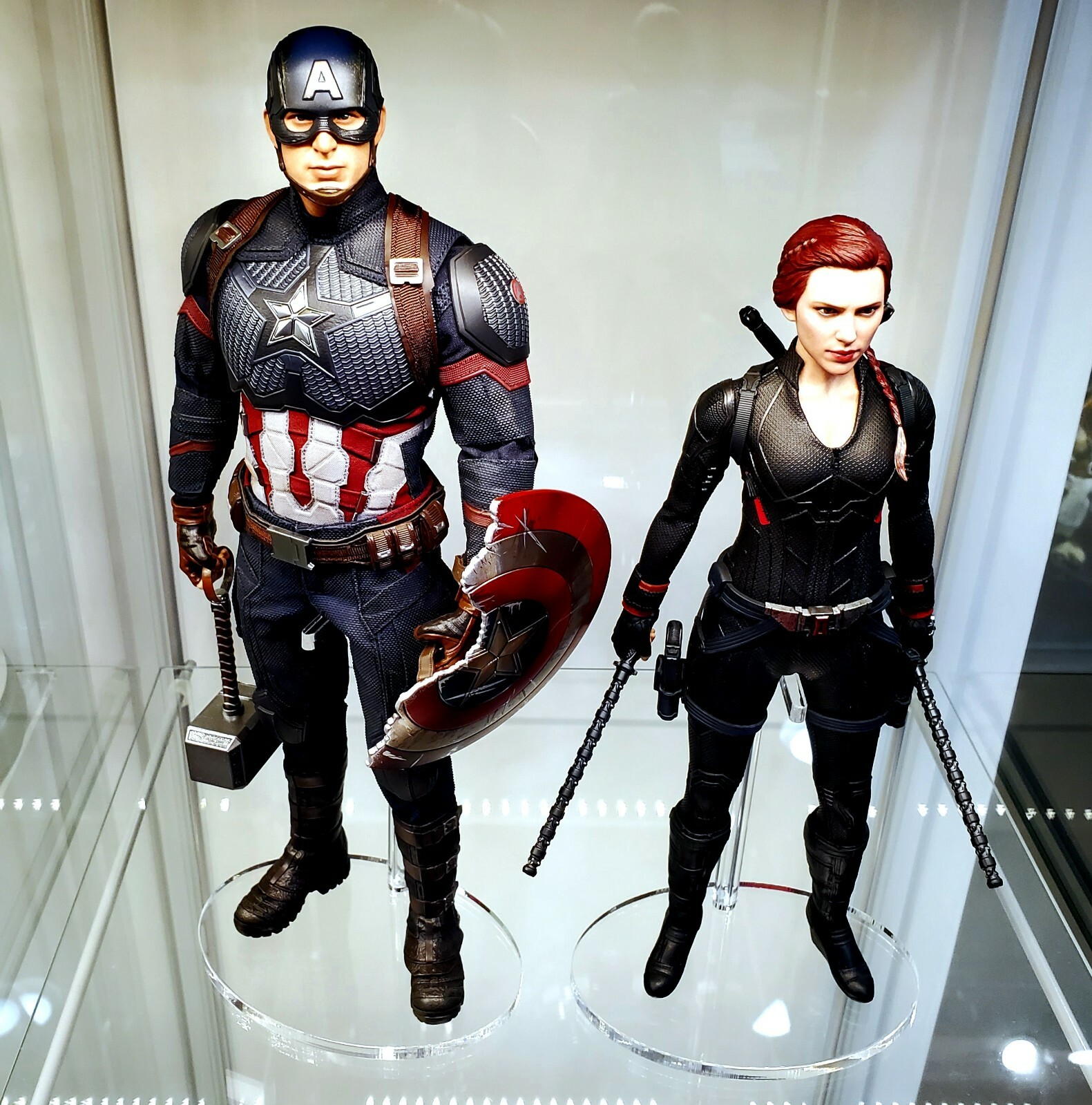 2 Clear Acrylic Figure Stands – 1/6th Scale – US Seller