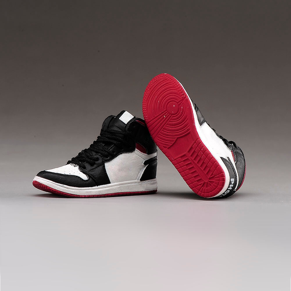 1/6 Unisex White Sport Shoes Male Female Model For 12″ Action Figure Body Toys