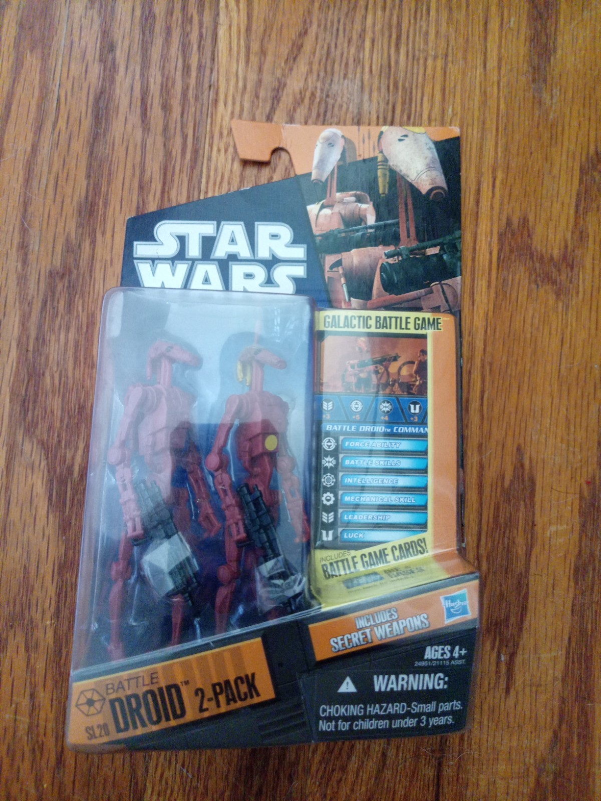 Star Wars Saga Legends Red Battle Droid (2010) Hasbro Figure Set 2-Pack SL20 Moc