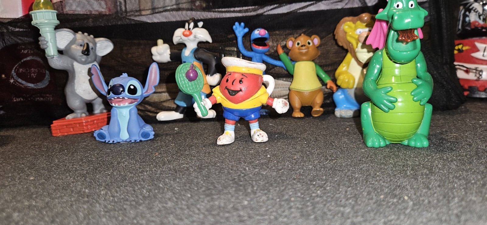 Vintage PVC figures from various media franchises Lot Of 8