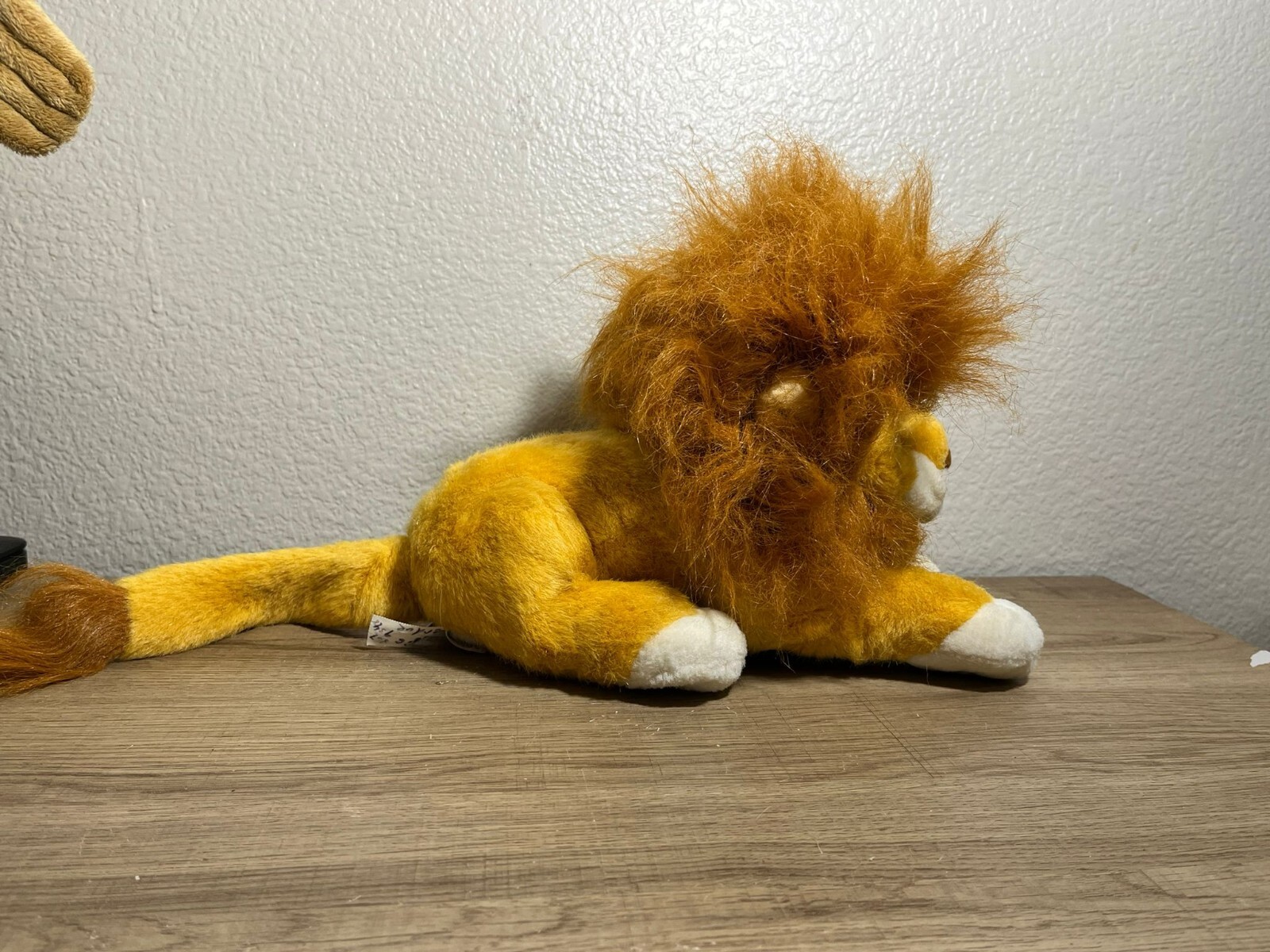 Vtg Lion King SIMBA Authentic Plush Puppet 1993 Mattel Disney Not Working