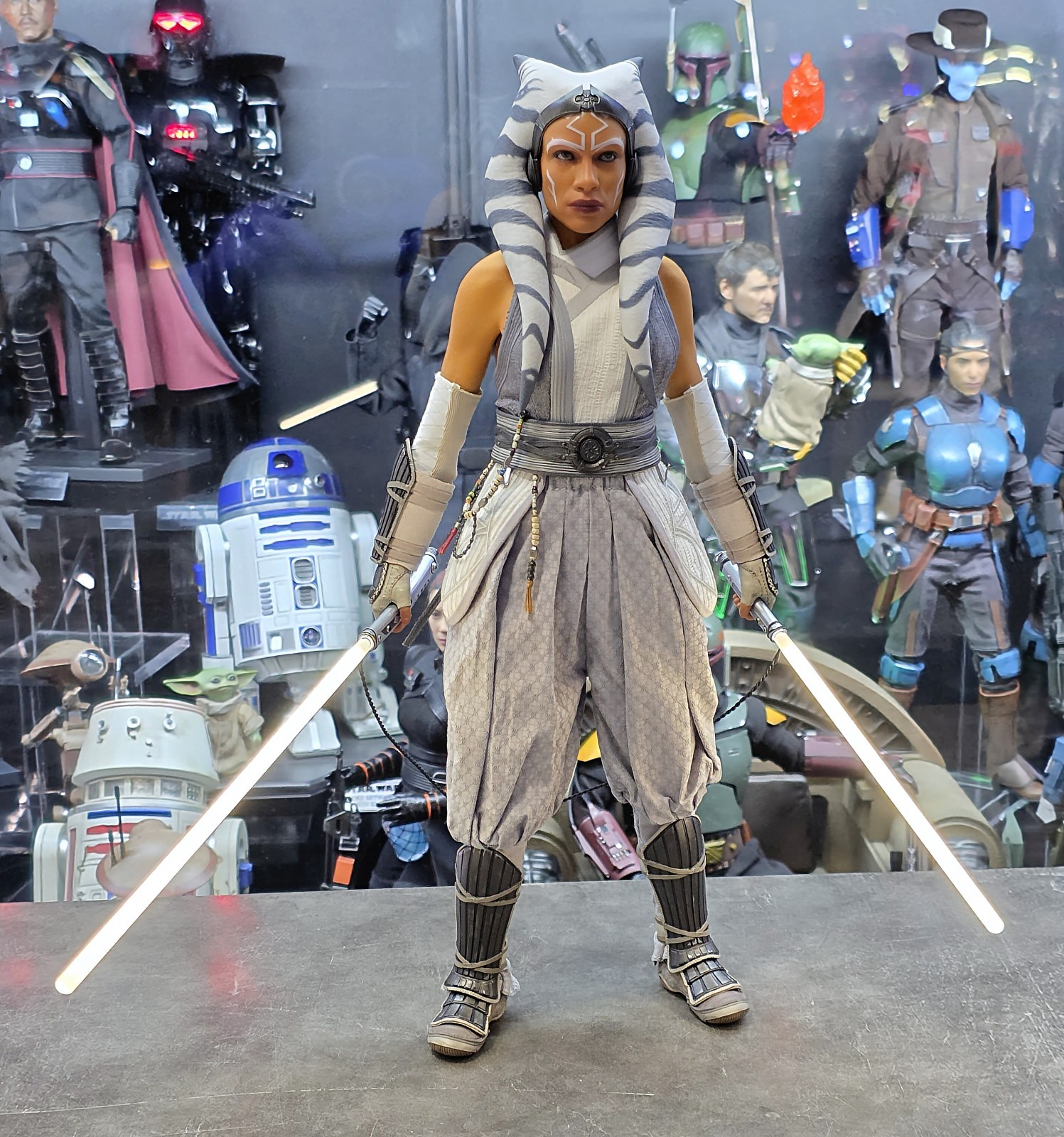 LED Saber Blade SET (x2 Sabers) for 1/6 Scale Figures; Hot Toys, Sideshow