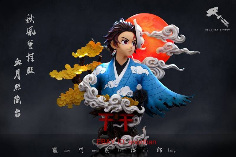 Blue Sky Studio Demon Slayer Kamado Tanjirou Resin Figure Bust Statue In Stock