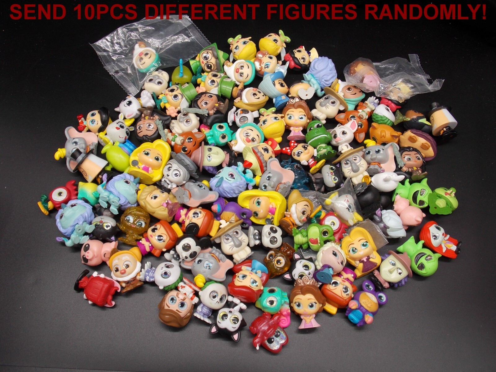 *SEND RANDOM* LOT 10pcs Different Disney Doorables Any Series Mini Figures Toys