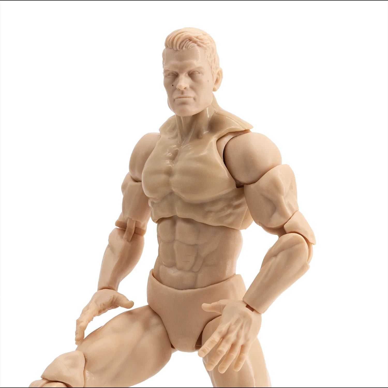 EPIC H.A.C.K.S. Blank Male Champagne Beige 6″ Scale Premium Action Figure