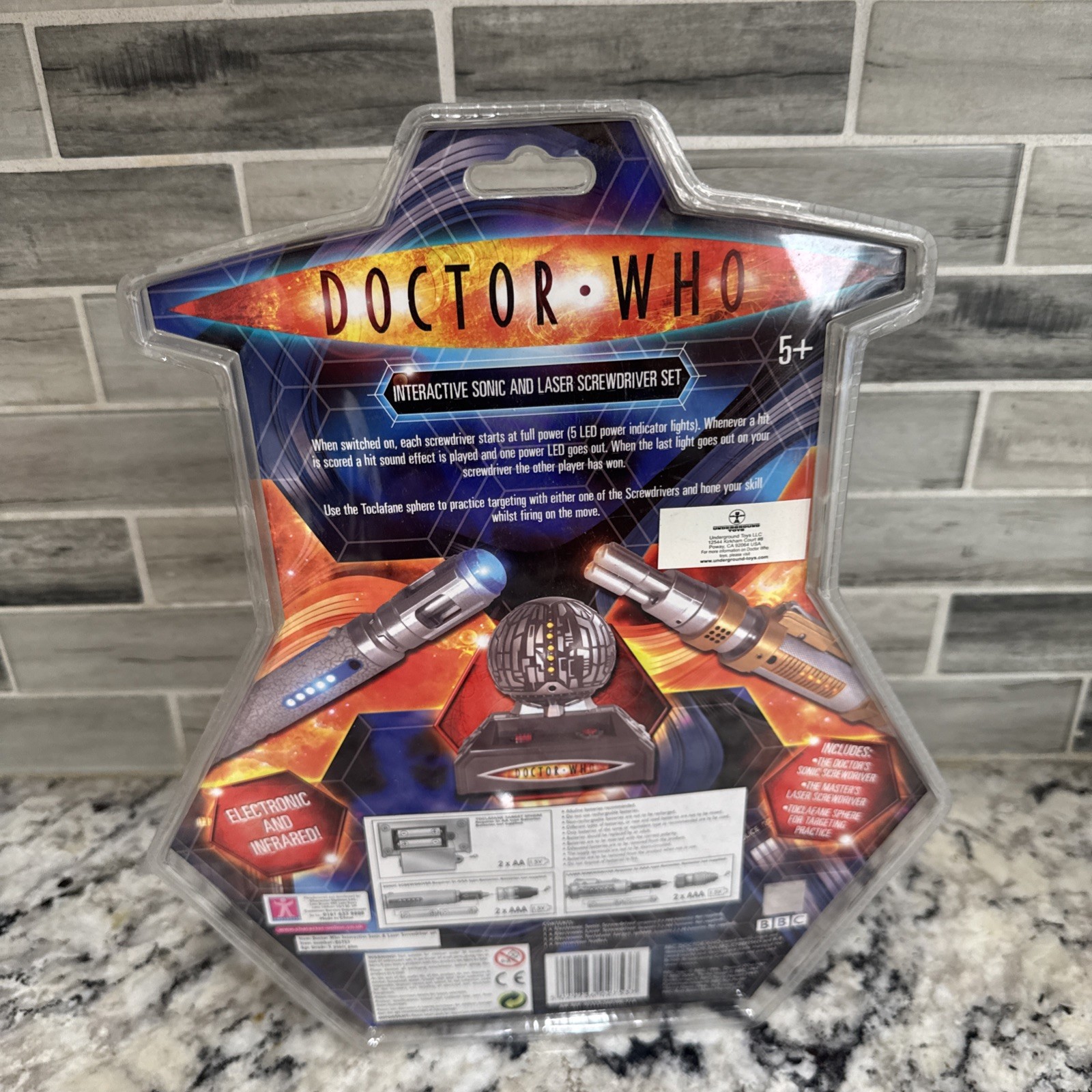 Doctor Who Interactive Sonic Laser Screwdriver Infrared Game Set Sealed New