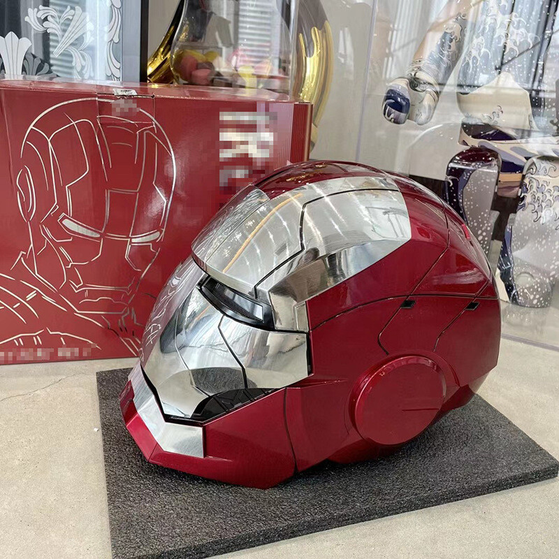 1:1 AUTOKING Iron Man MK5 Helmet Wearable Mask Voice Control Cosplay Props Gift