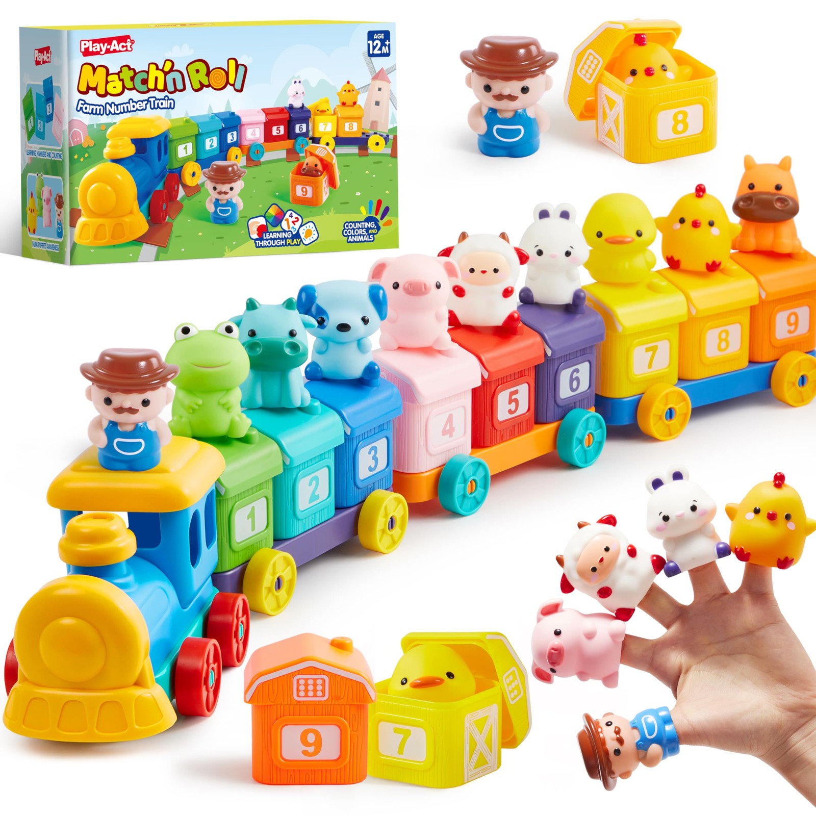 Learning Toy for Toddlers 1 2 3 Years Old, Counting, Matching & Sorting