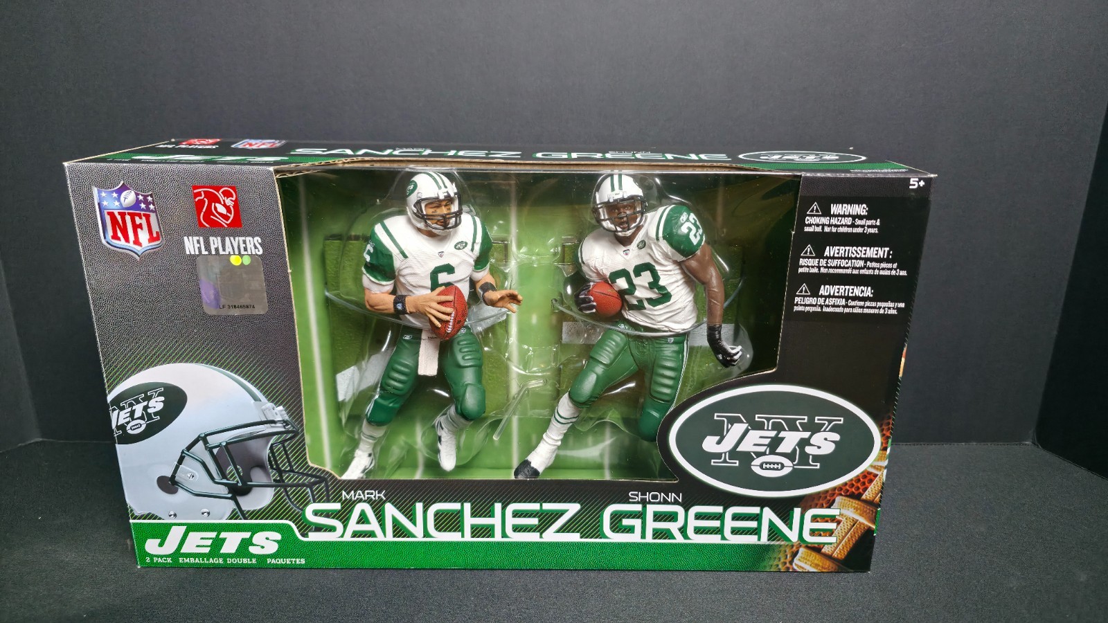 Mark Sanchez / Shonn Greene NFL Figures NY Jets 2010 2-Pk McFarlane – LCS Sale