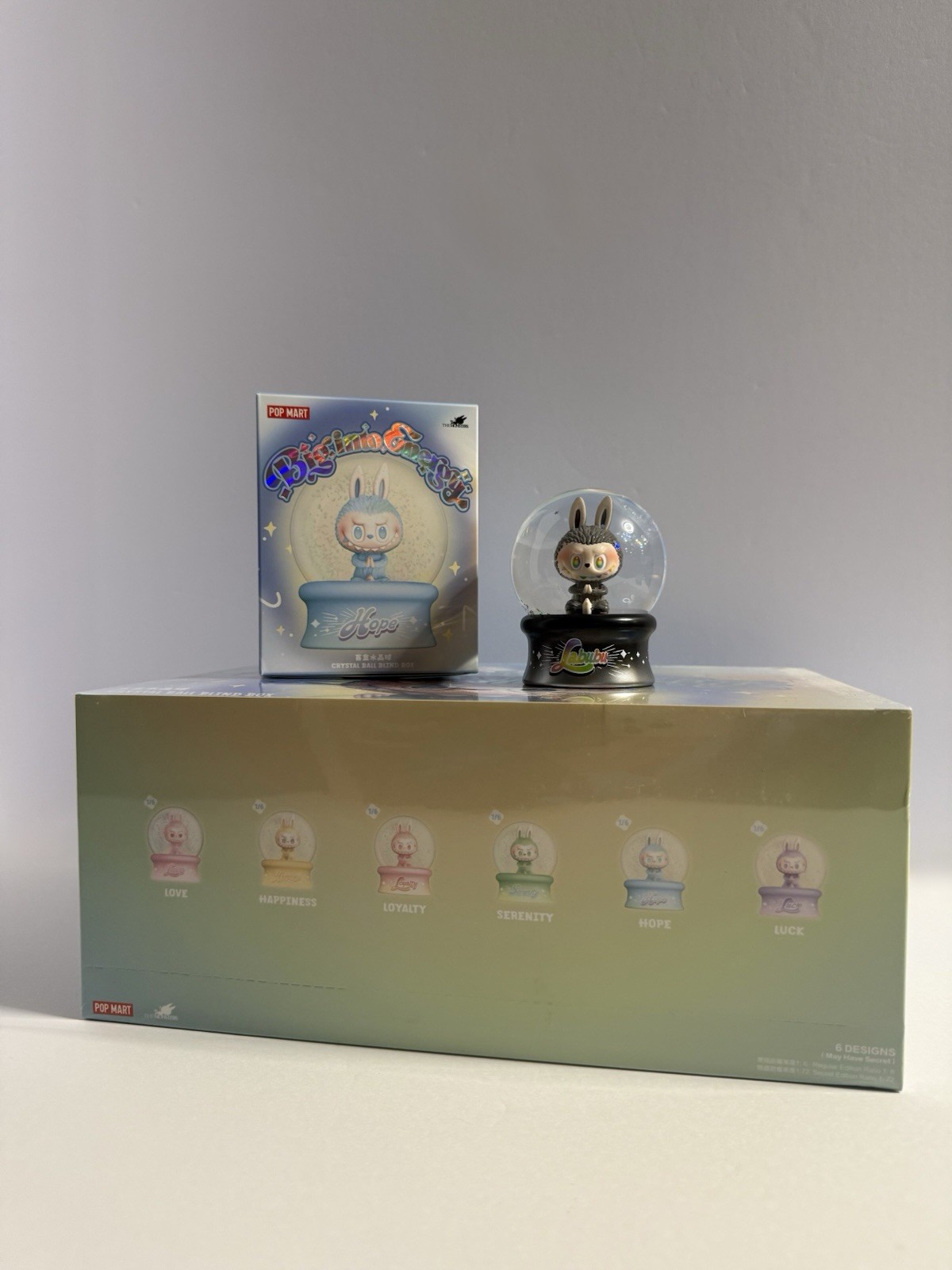 AUTHENTIC RARE Labubu Big Into Energy Series Crystal Ball Full Set + Secret ID