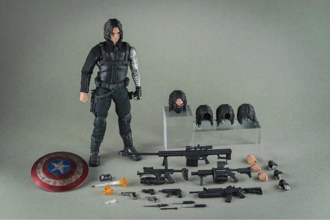 Nota Studio 1/12 Winter Soldier Bucky Barnes 6” Deluxe Action Figure Model