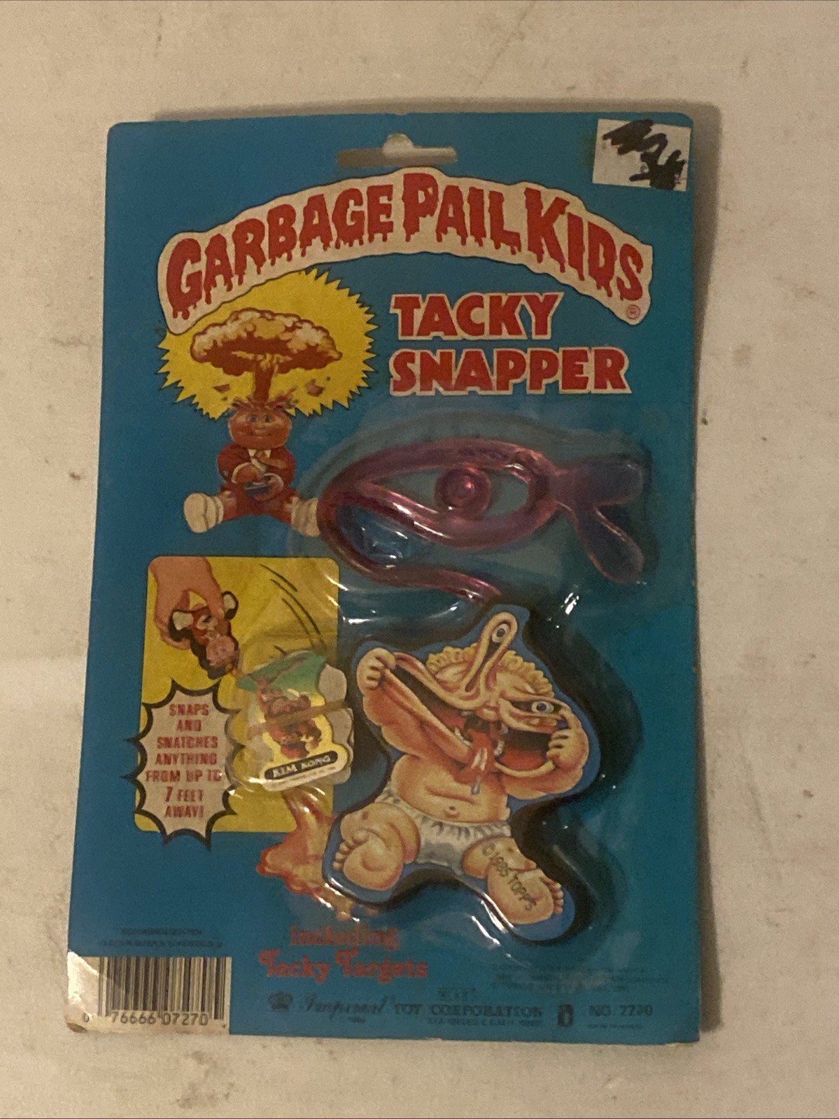Vintage Imperial GARBAGE PAIL KIDS TACKY SNAPPER -MUGGIN’ MEGAN MOC SEALED 1985