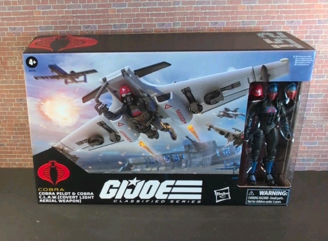 GI Joe Classified #152 Cobra Pilot & Cobra CLAW *IN STOCK & BRAND NEW*