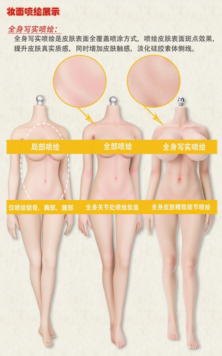 LDDOLL 29M 1/6 Female Steel Finger Bone Muscle Body Details For 12″Figure Doll