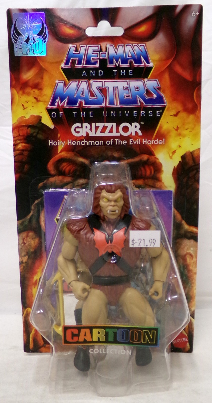 Mattel Masters of the Universe MOTU Origins Cartoon Grizzlor 5.5″ Figure New