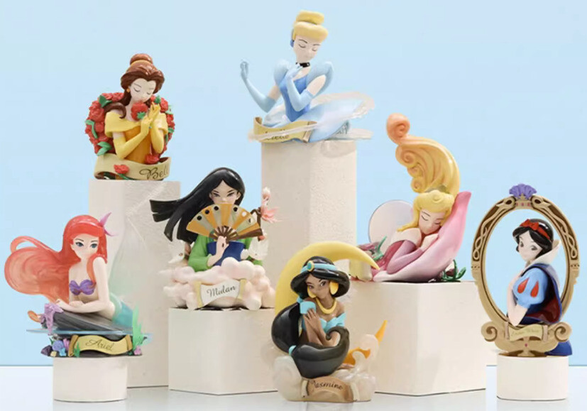 52TOYS X Disney Princess Art Gallery Series Blind Box Confirmed Figure Gift Toy