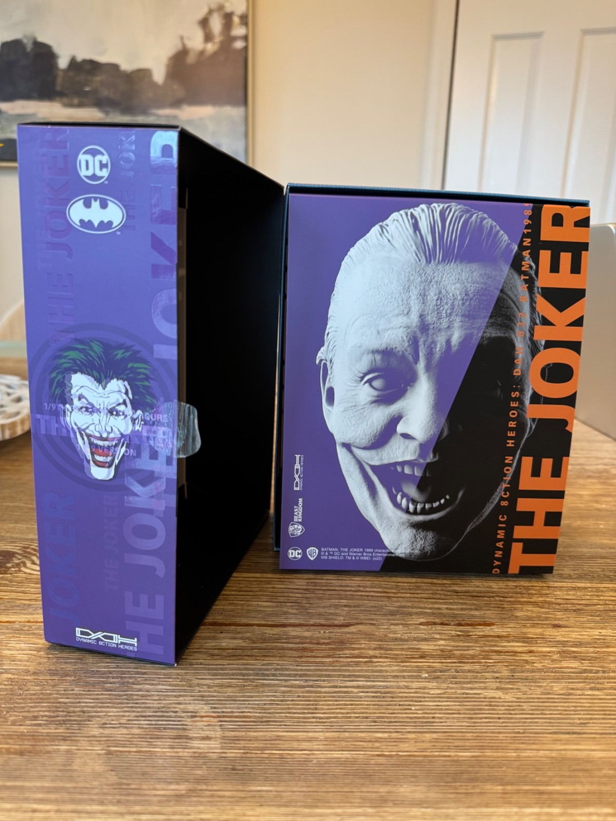 Beast Kingdom Dah-032 The Joker 1989 Jack Nicholson AND Batman DAH-114 1989