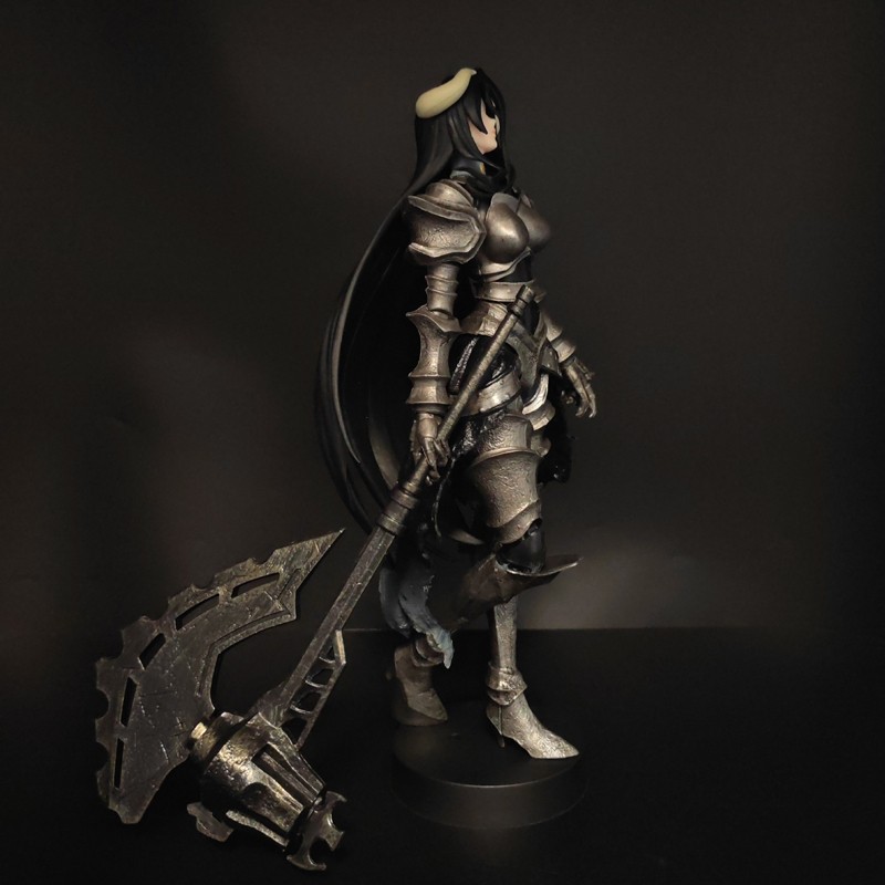 24cm Overlord Albedo Armor Ver. Action Figure Desktop Statue Model Toy Gift