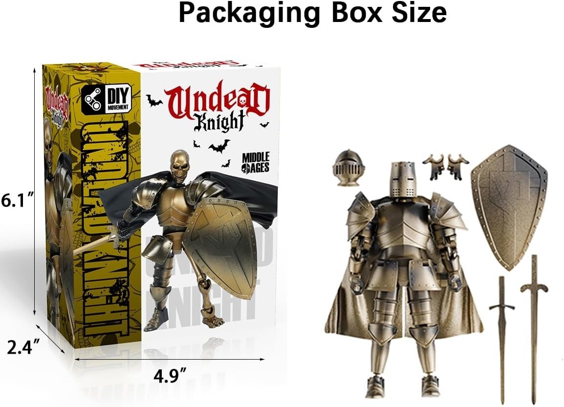 Medieval Knight Armor Action Figure Multi-Jointed Movable Robot Dummy 13 T13